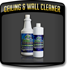 Ceiling & Wall Cleaning Solutions used by the Caruso Care, Inc. - NCWLN and it's SERVICE CENTERS.