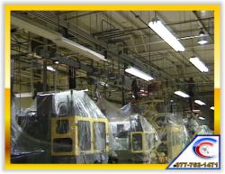 Exposed Structure Cleaning Exposed Structure Cleaning for a manufacturing plant