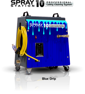 Ceiling Cleaning Machines and Equipment Ceiling Cleaning Machines and Equipment Spray Station 10 - Blue Drip - Model 100116