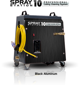 Ceiling Cleaning Machines and Equipment Ceiling Cleaning Machines and Equipment Spray Station 10 - Black Aluminum - Model 100102
