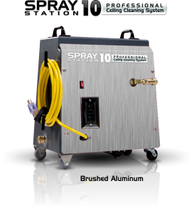 Ceiling Cleaning Machines and Equipment Ceiling Cleaning Machines and Equipment Spray Station 10 - Brushed Aluminum - Model 100103
