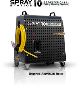 Ceiling Cleaning Machines and Equipment Ceiling Cleaning Machines and Equipment Spray Station 10 - Brush Aluminum Holes - Model 100104