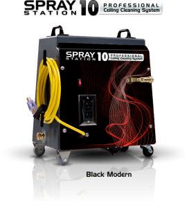 Ceiling Cleaning Machines and Equipment Ceiling Cleaning Machines and Equipment Spray Station 10 - Black Modern - Model 100119