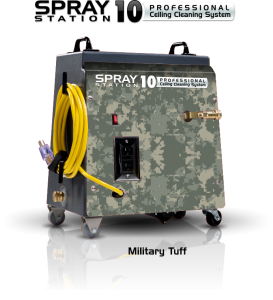 Ceiling Cleaning Machines and Equipment Ceiling Cleaning Machines and Equipment Spray Station 10 - Military Tuff - Model 100114