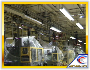 Exposed Overhead Structure cleaning for Manufacturing Plant Exposed Overhead Structure cleaning for Manufacturing Plant