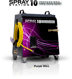 Ceiling Cleaning Machines and Equipment Ceiling Cleaning Machines and Equipment Spray Station 10 - Purple Wire - Model 100120