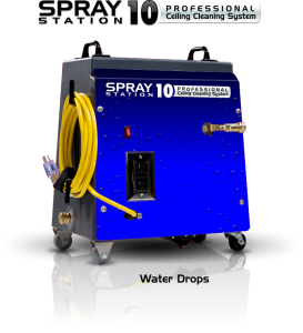 Ceiling Cleaning Machines and Equipment Ceiling Cleaning Machines and Equipment Spray Station 10 - Water Drops - Model 100110