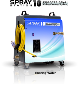 Ceiling Cleaning Machines and Equipment Ceiling Cleaning Machines and Equipment Spray Station 10 - Rushing Water - Model 100108