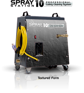 Ceiling Cleaning Machines and Equipment Ceiling Cleaning Machines and Equipment Spray Station 10 - Textured Form - Model 100112