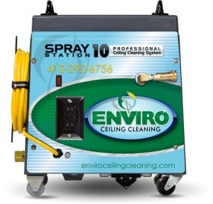 The spray system 10 ceiling cleaning system Spray Station 10