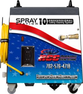 The spray station 10 ceiling cleaning system Spray Station 10
