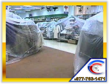 We carefully cover up the merchandise and protect your area. We carefully cover up the merchandise and protect your area.