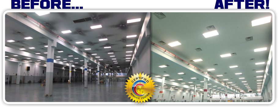 Ceiling Cleaning In Chicago, IL Ceiling Cleaning In Chicago, IL for a Manufacture that had very expensive Clean Room tile
