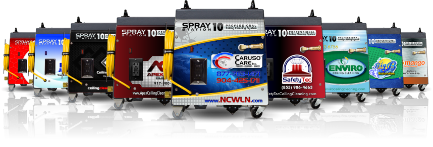 Ceiling Cleaning Equipment and Machines Ceiling Cleaning Equipment and Machines designed for the Ceiling Cleaning Business